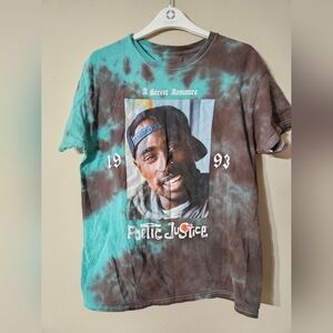 Poetic Justice 2Pac Tiedye Tshirt Small